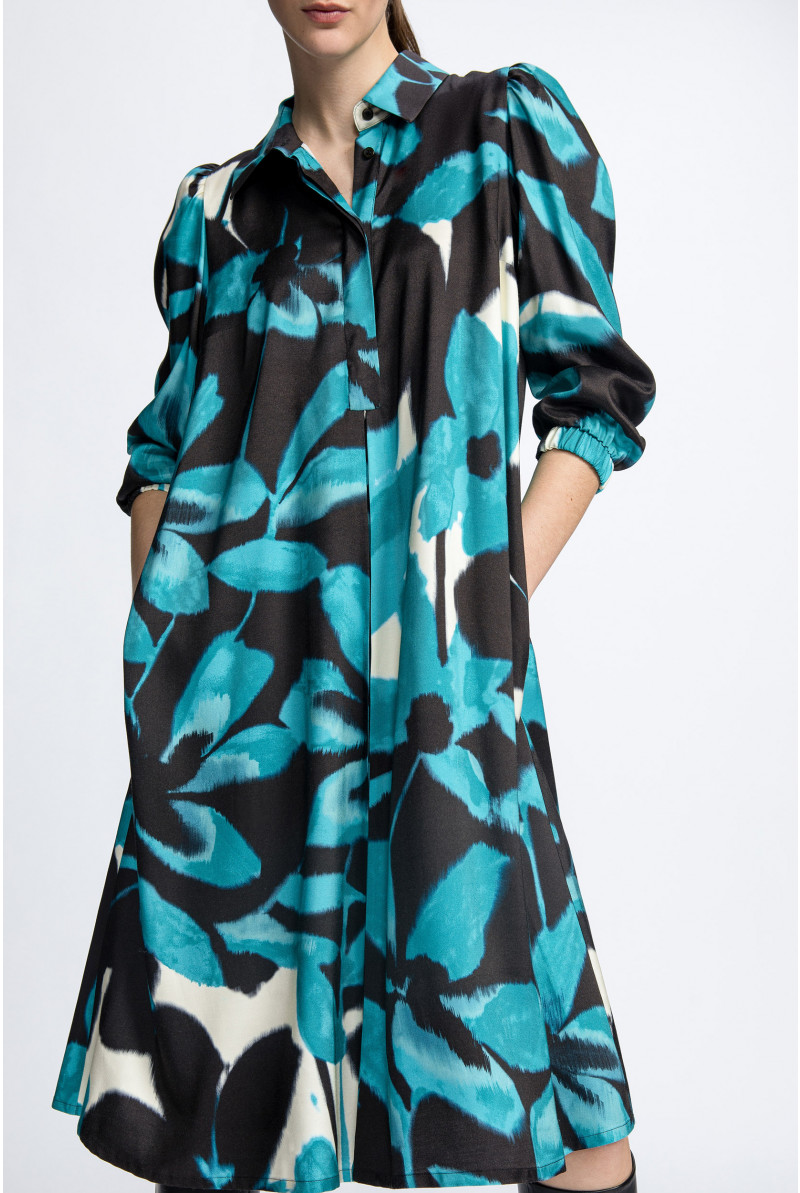 Dress with floral print
