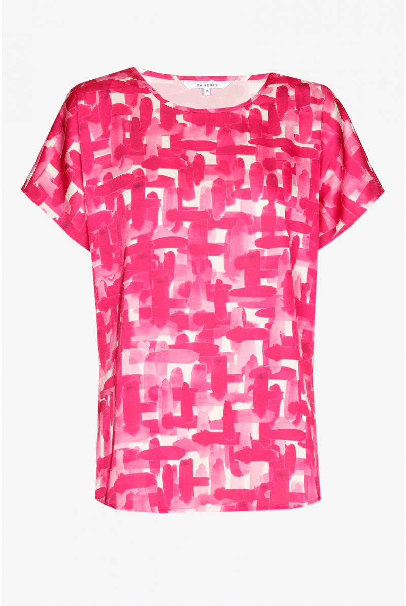 Blouse avec motif polygrid
