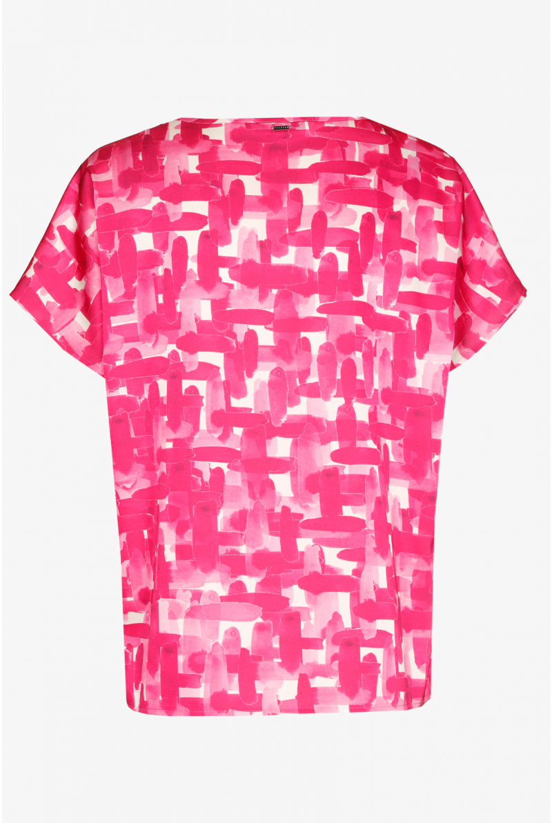 Blouse avec motif polygrid