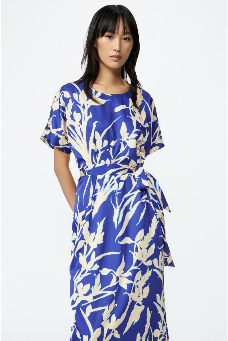 Dress with original floral print