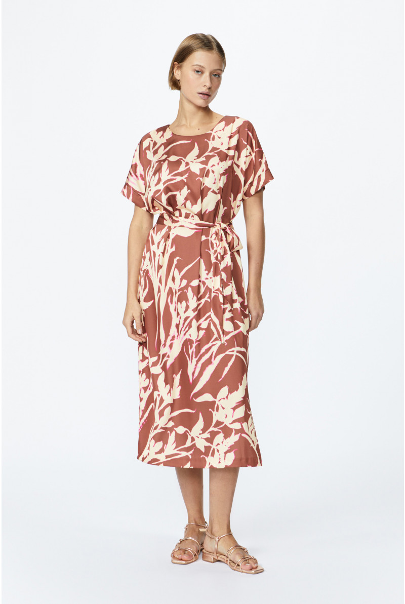 Dress with original floral print