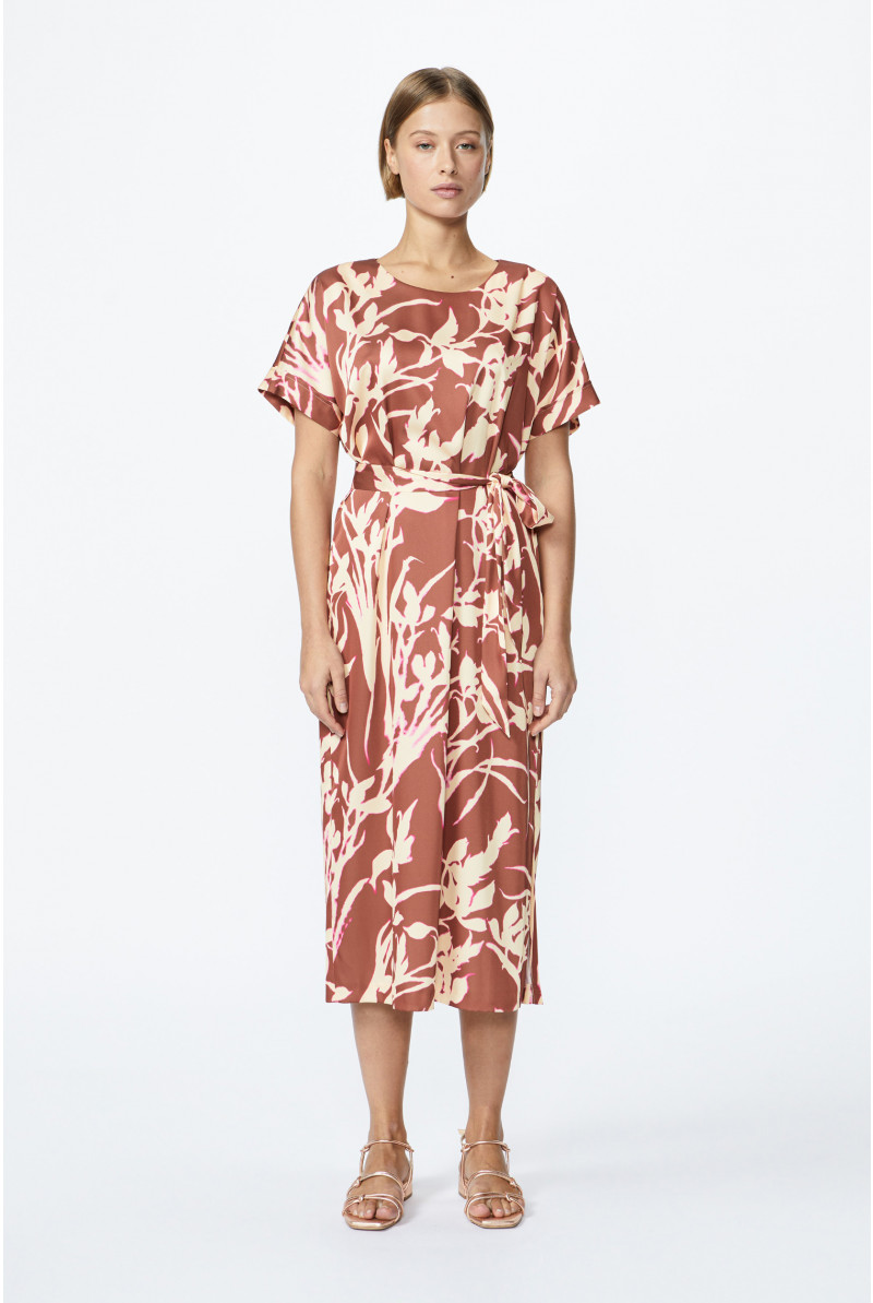 Dress with original floral print