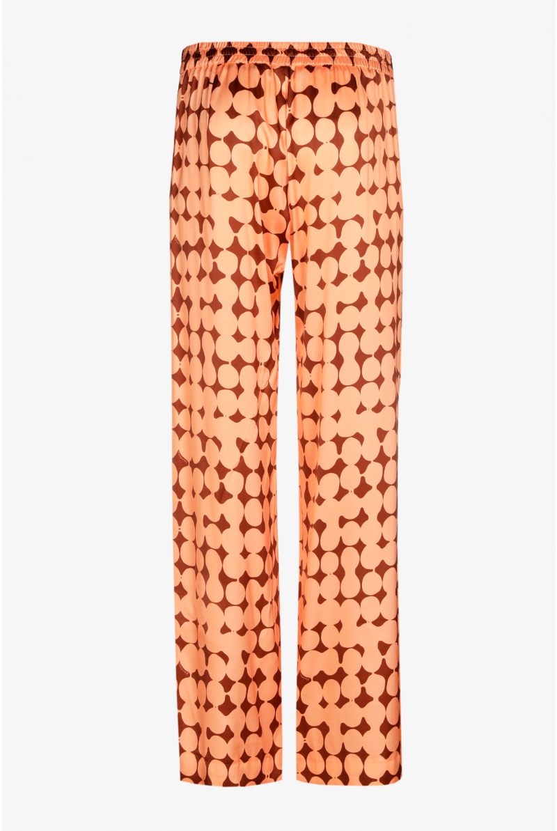 Broek met in-house dot print