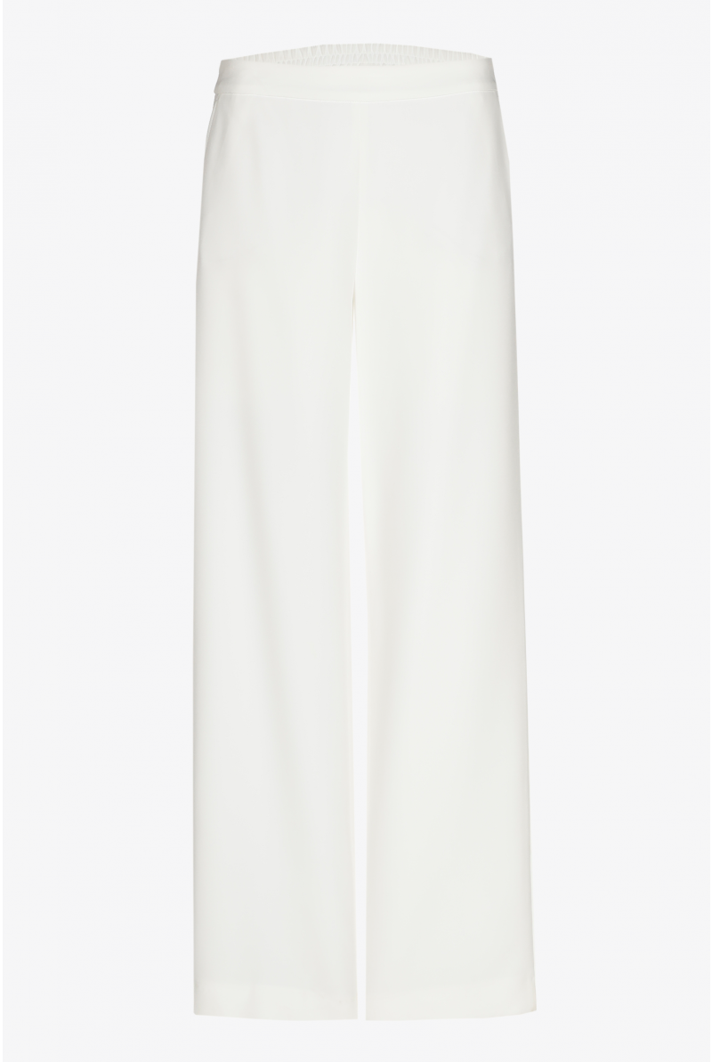 Soepelvallende broek met wijde pijpen