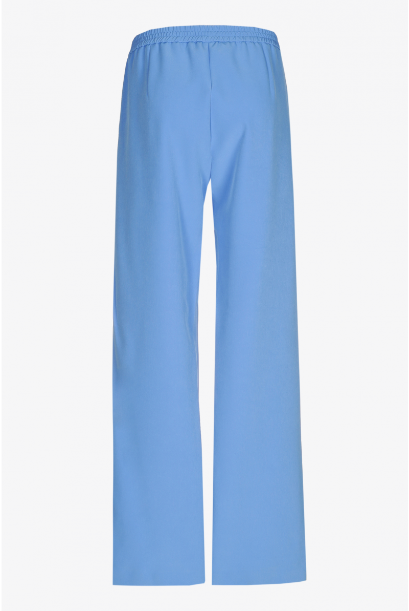 Soepelvallende broek met wijde pijpen