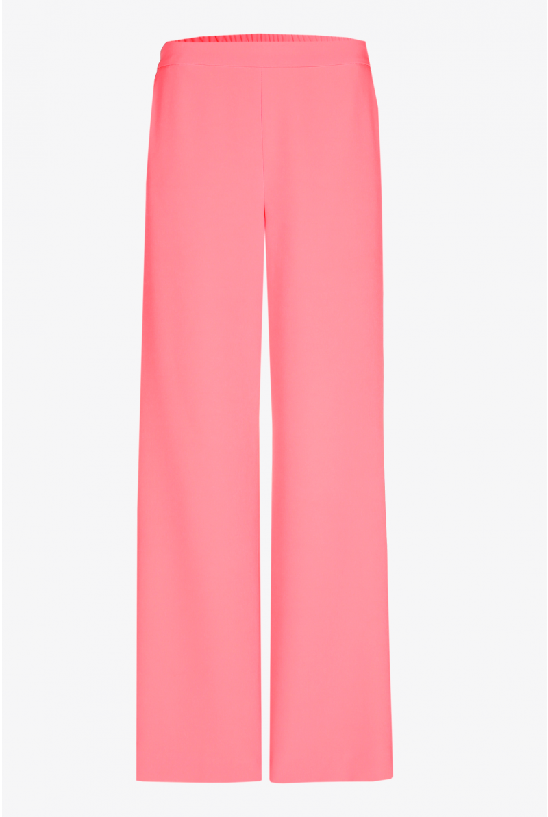 Soepelvallende broek met wijde pijpen