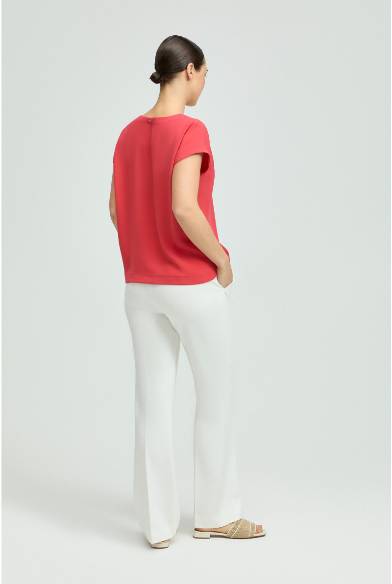 Blouse sans manches à encolure en V