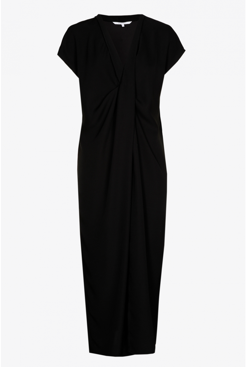 Robe élégante avec détail plissé