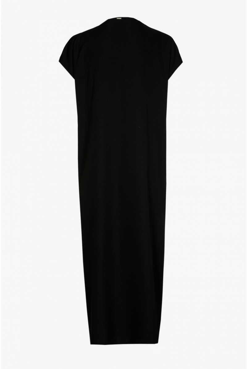 Robe élégante avec détail plissé