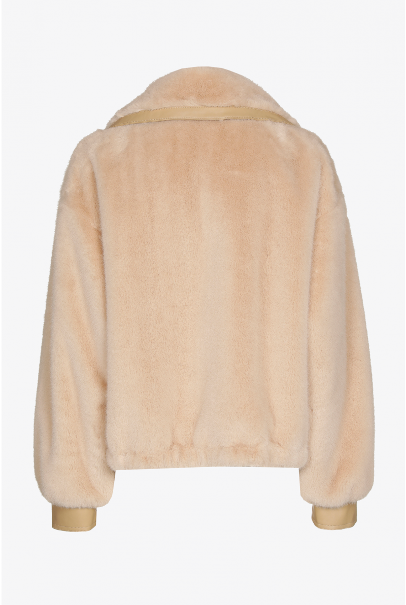 Veste teddy courte