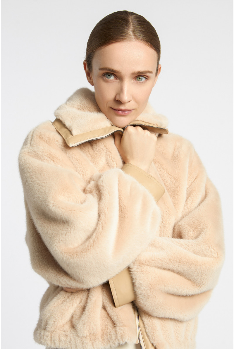 Veste teddy courte outlet