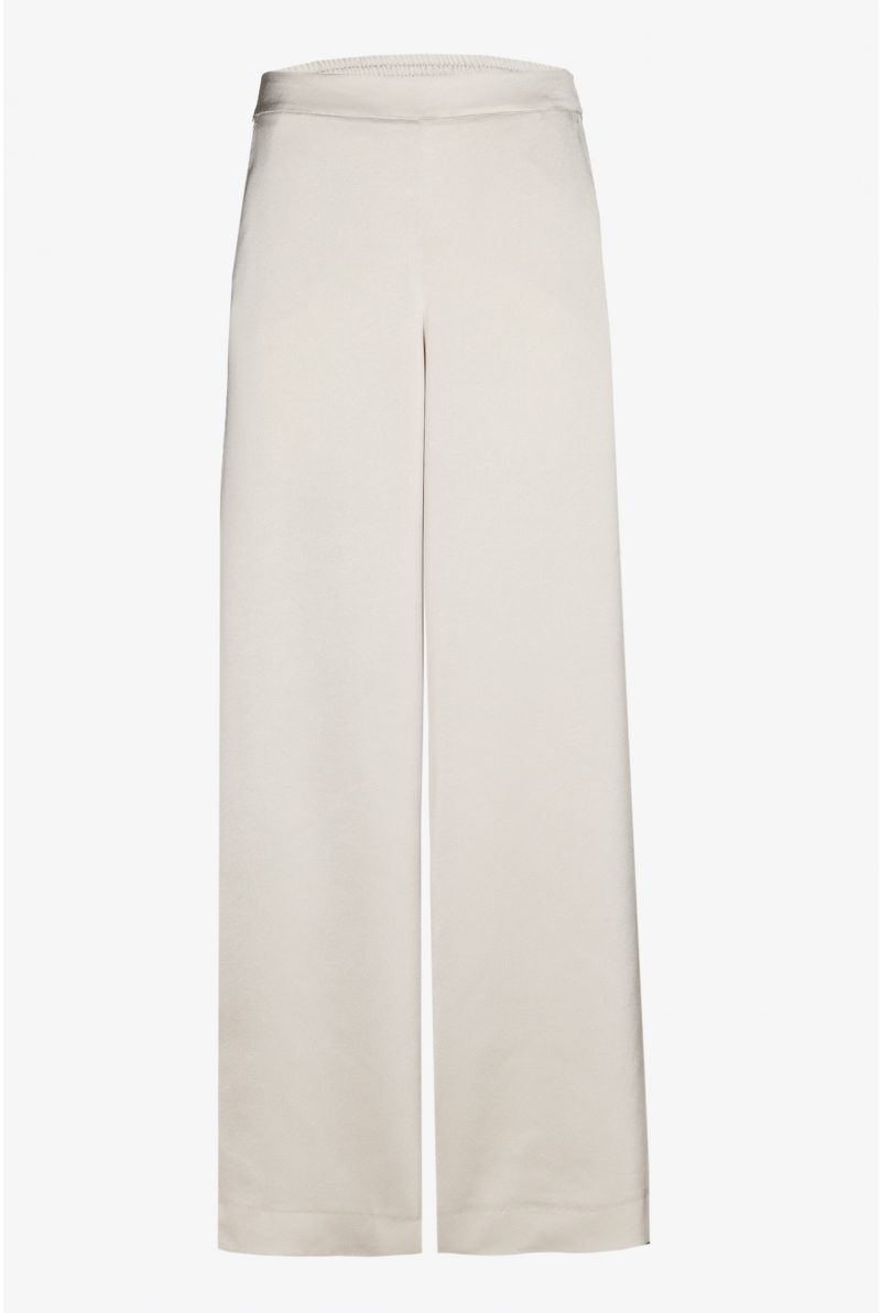 Pantalon en tissu brillant