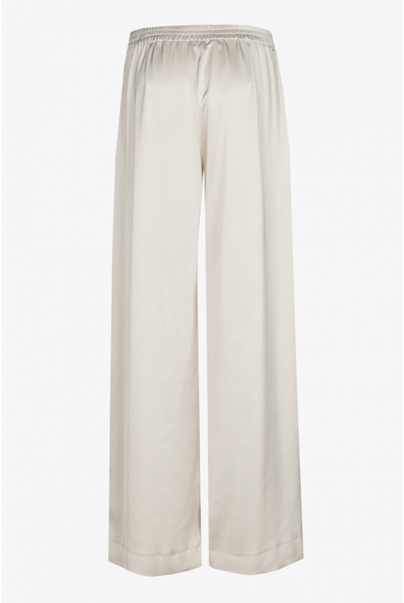 Pantalon en tissu brillant