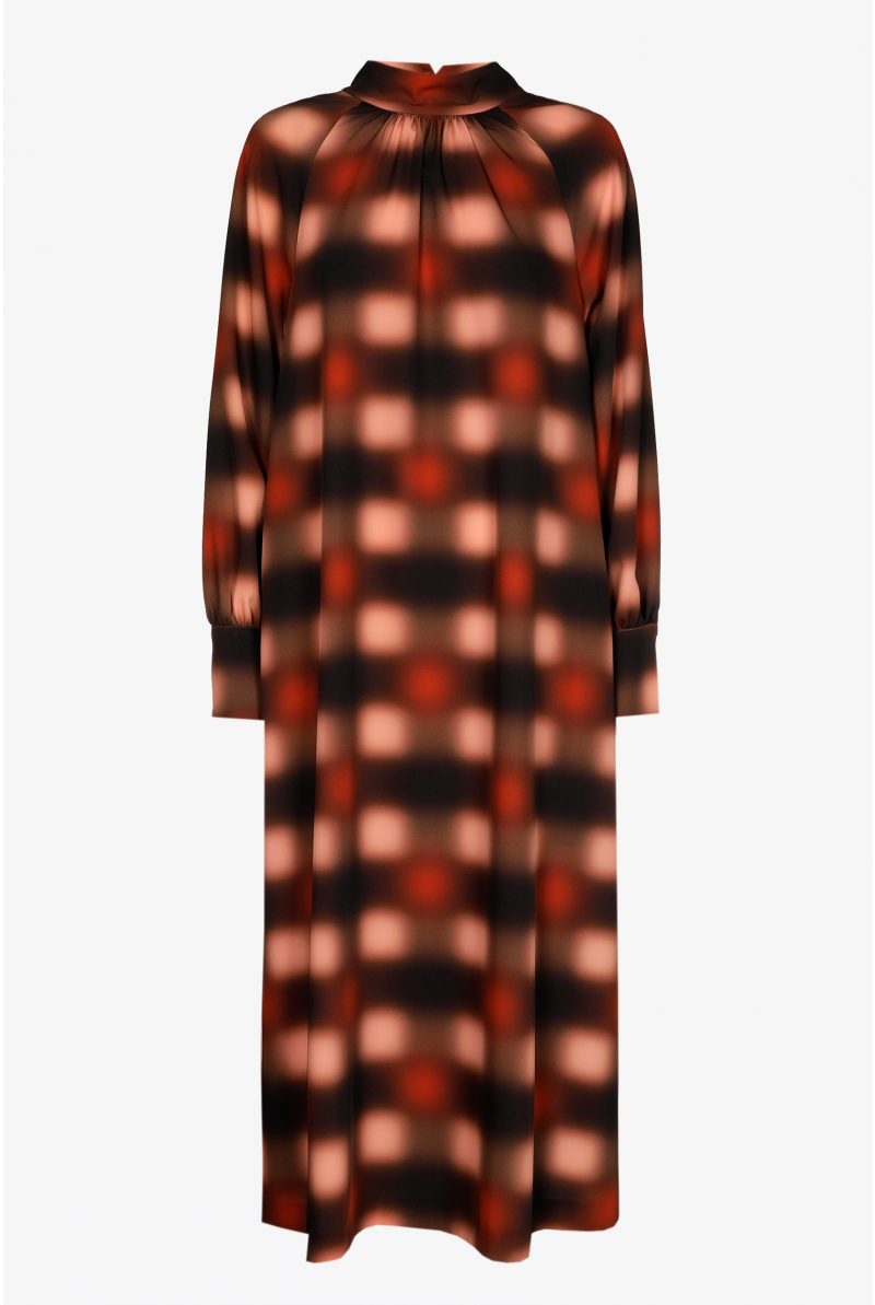 Jurk met blurred print Xandres