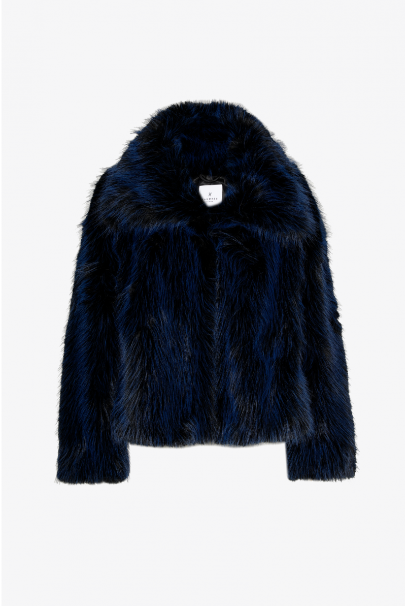 Faux fur jacket