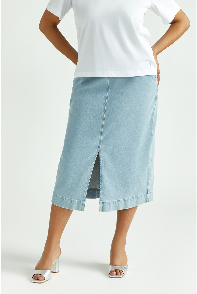 Jupe souple en jean