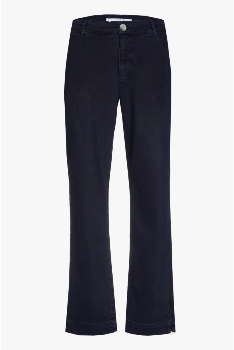xandres Pantalon doux à jambes larges 61238-01-8800