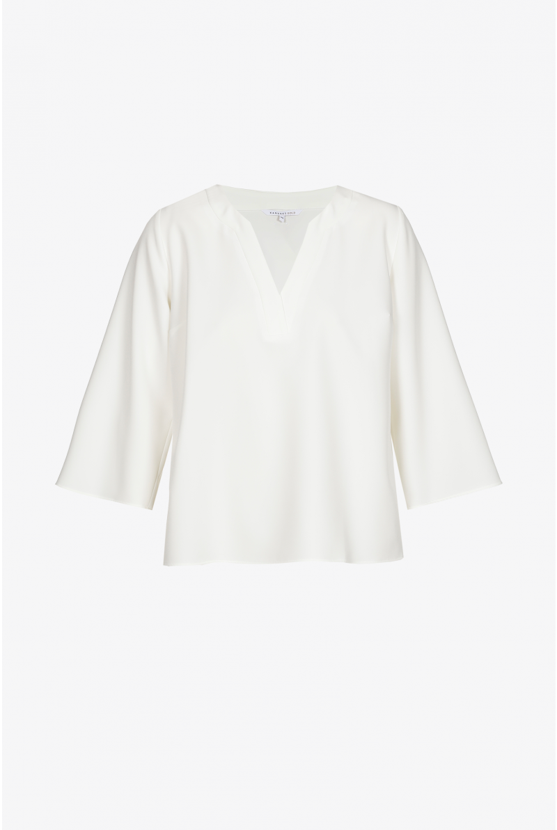 Blouse in soepele stof