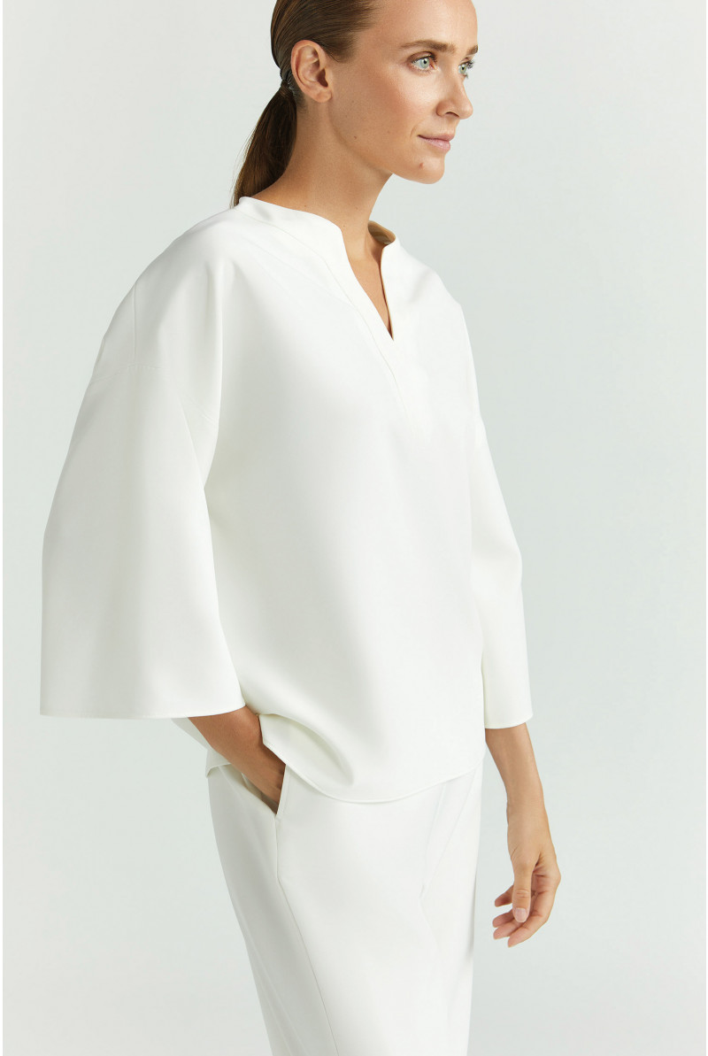 Blouse in soepele stof