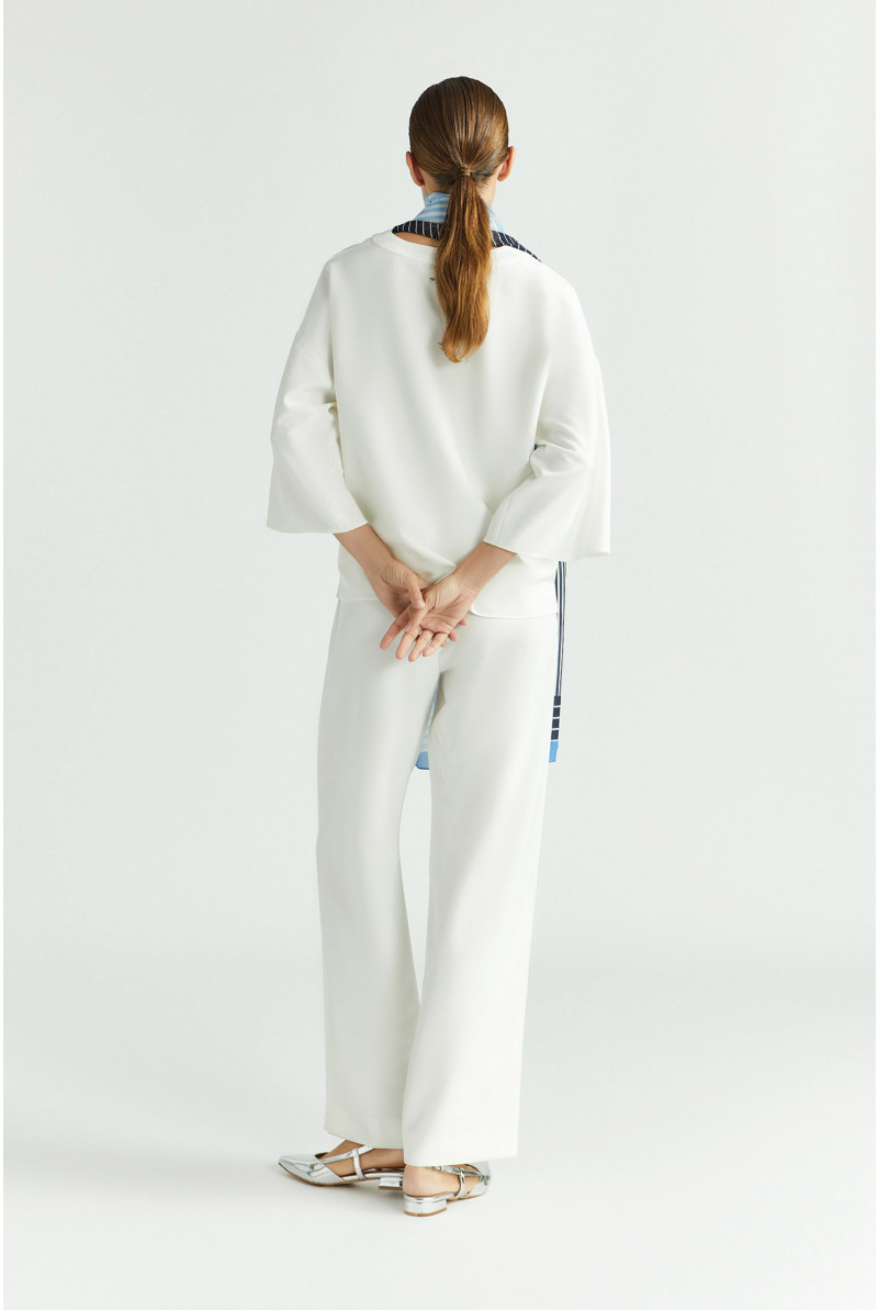 Blouse in soepele stof