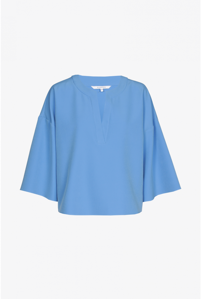 Blouse in soepele stof