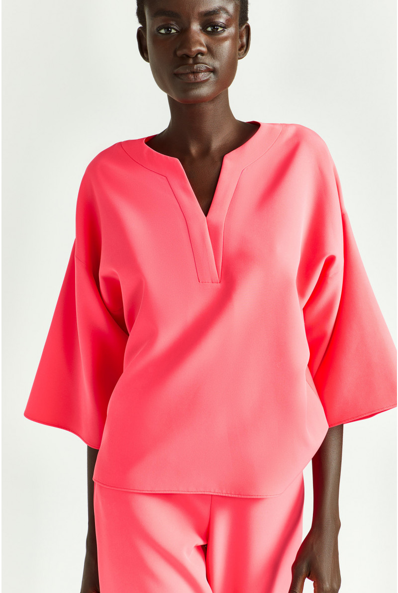 Blouse en tissu souple
