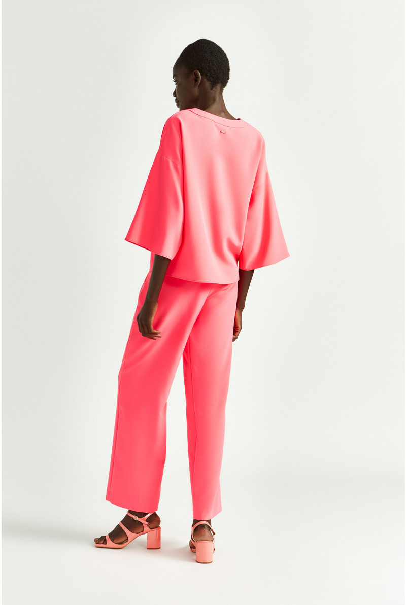 Blouse en tissu souple