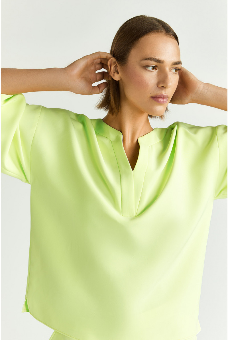 Blouse in soepele stof