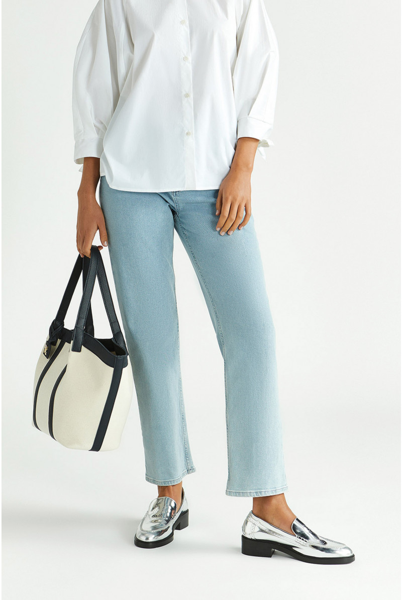 Jeansbroek met smalle pijpen