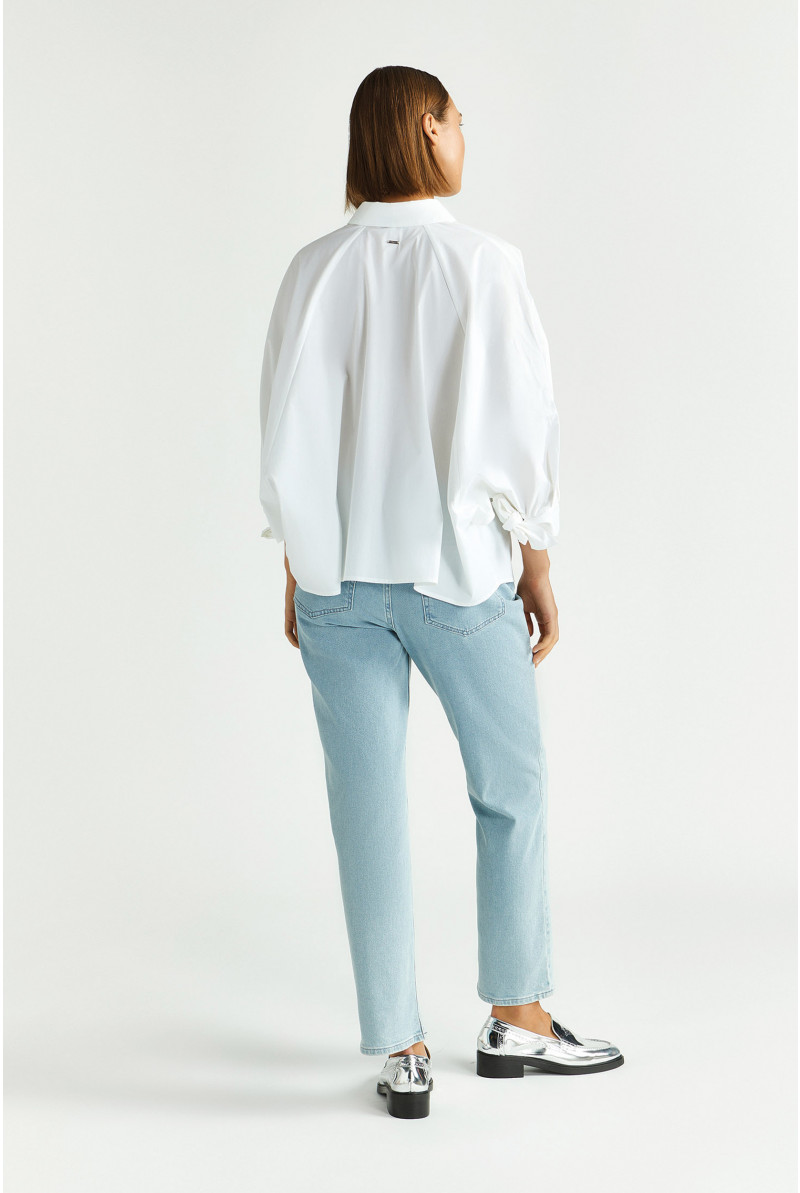 Jeansbroek met smalle pijpen