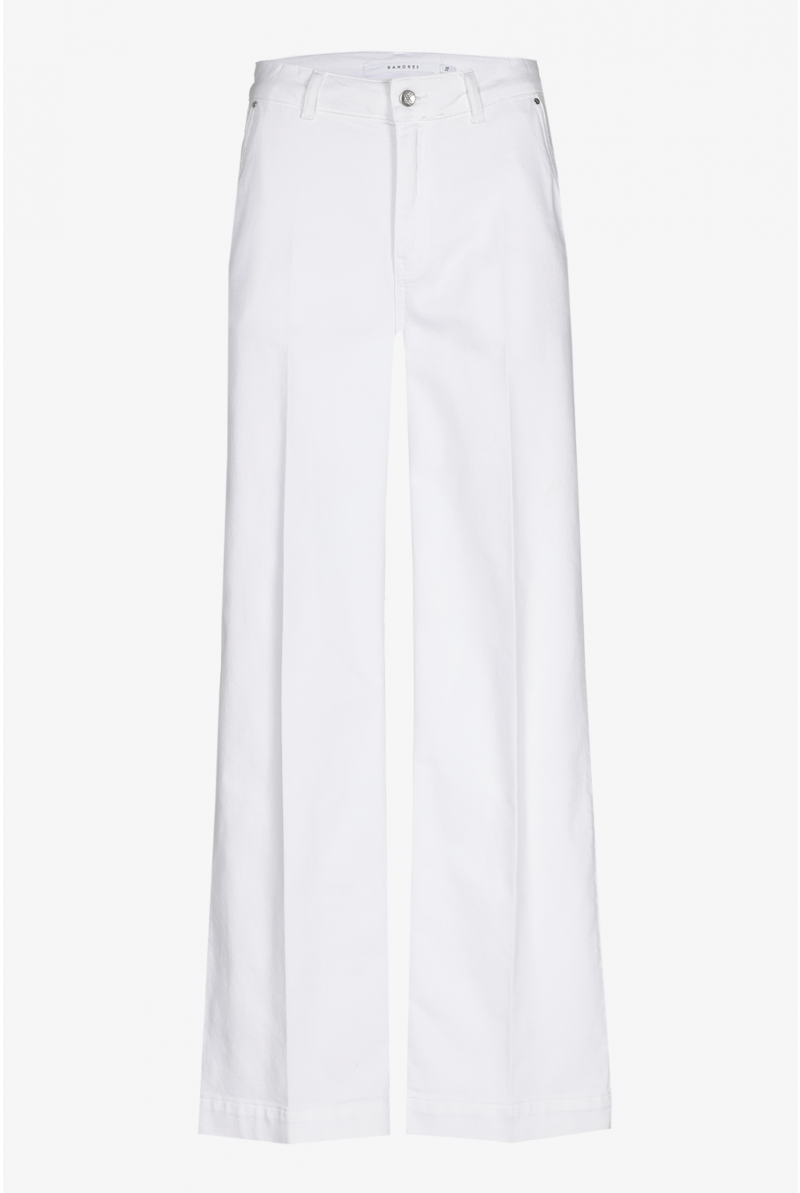Jeansbroek met wijde pijpen