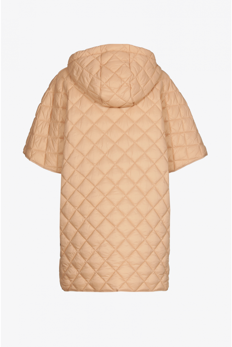 Matelassé cape met kap