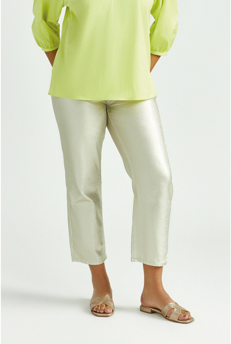 Coated jeans