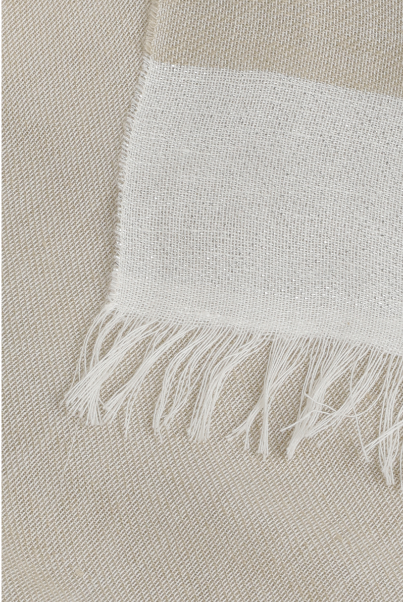 Zomerse poncho met linnen