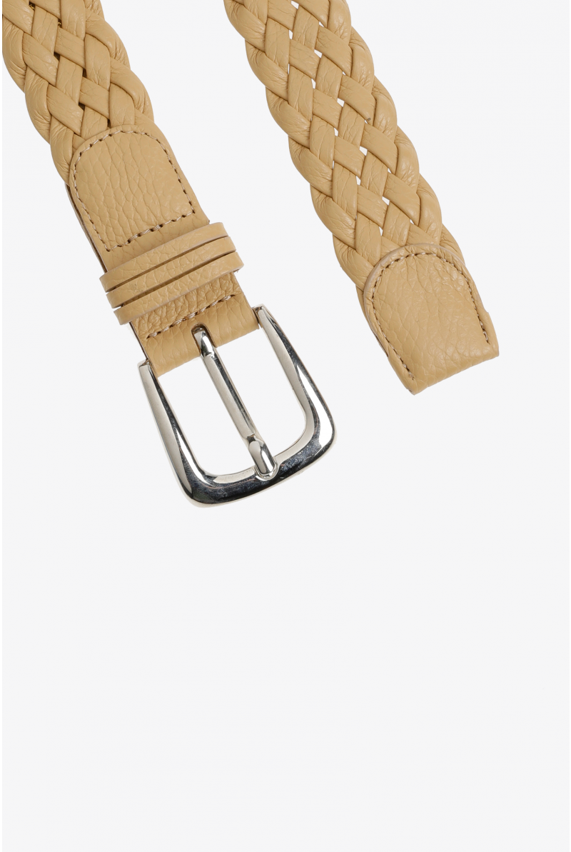Braided riem van 100% leder