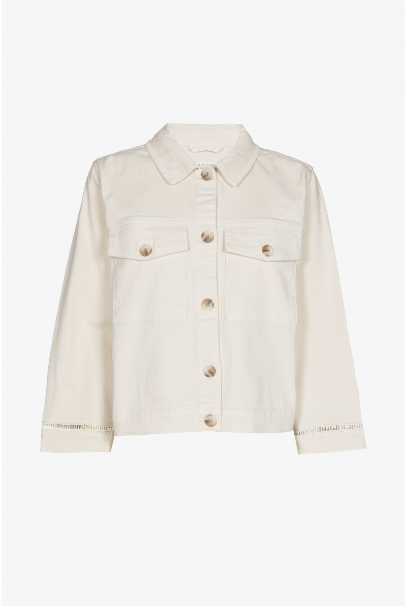 Veste courte avec entre-deux