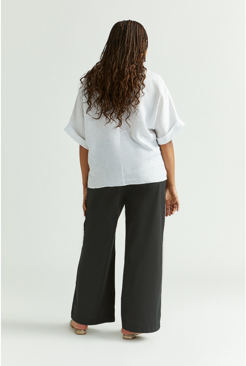 Losse broek met entre deux