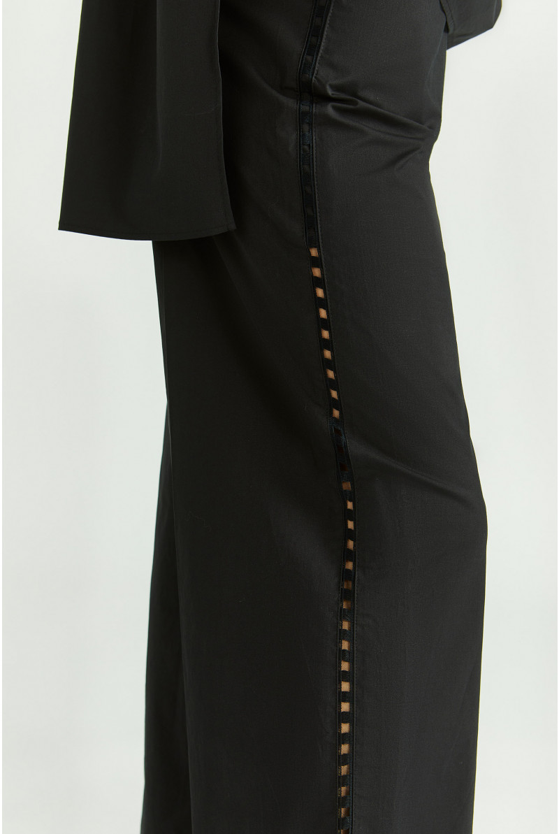 Losse broek met entre deux