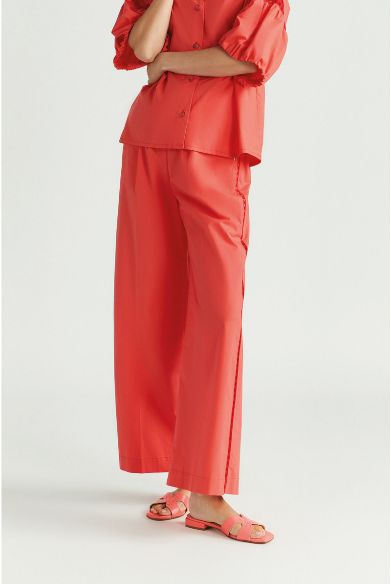 Pantalon ample avec entre-deux