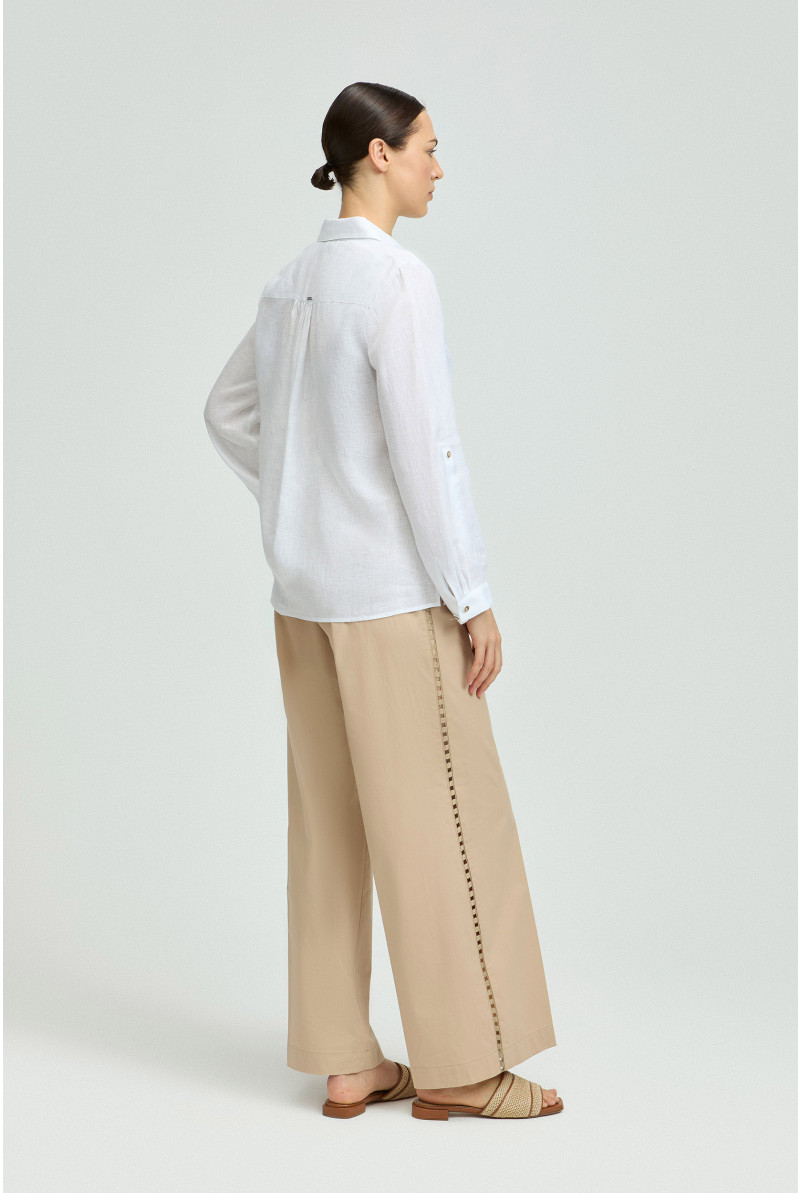 Pantalon ample avec entre-deux
