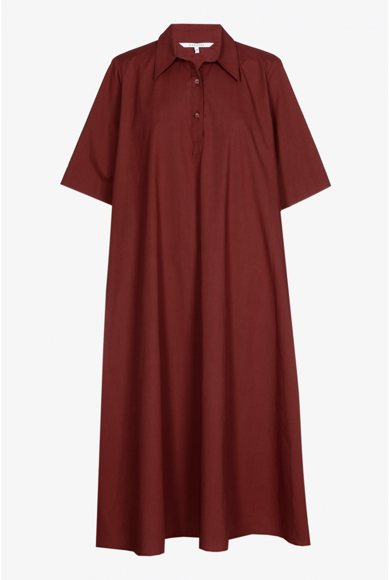 Robe en ligne A en coton biologique
