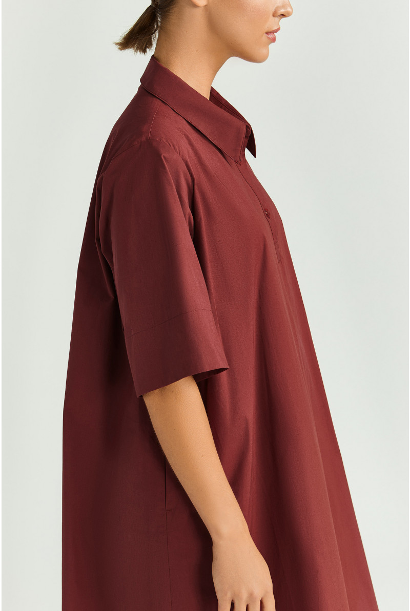 Robe en ligne A en coton biologique