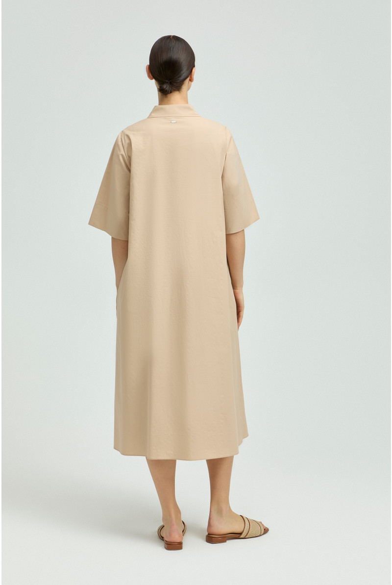Robe en ligne A en coton biologique