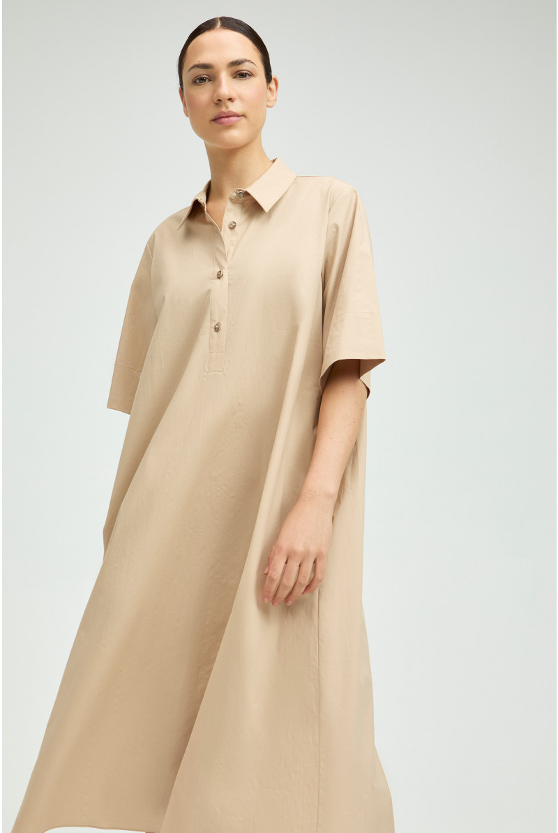 Robe en ligne A en coton biologique