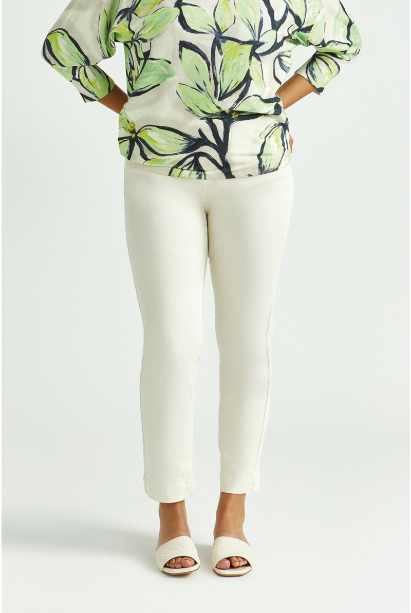 Pantalon estival à jambes étroites