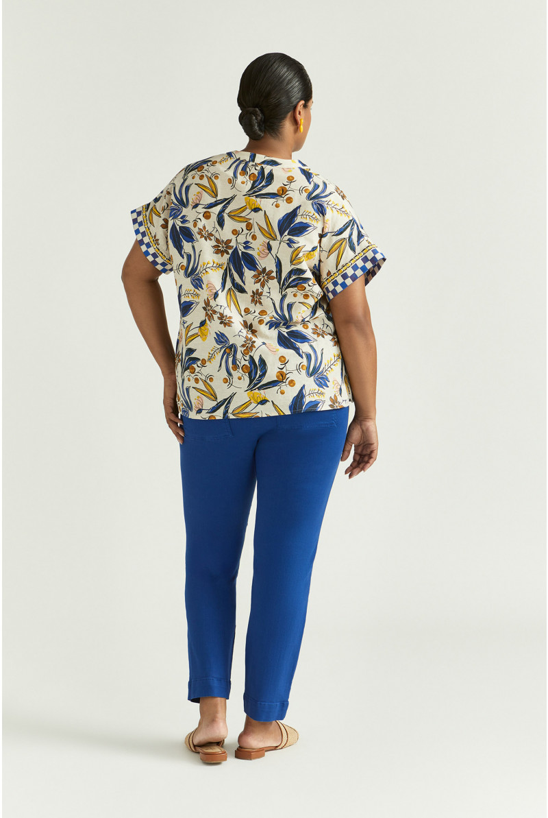 Pantalon estival à jambes étroites