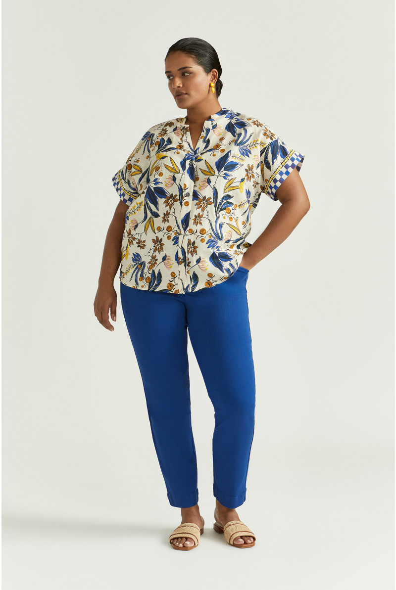 Pantalon estival à jambes étroites