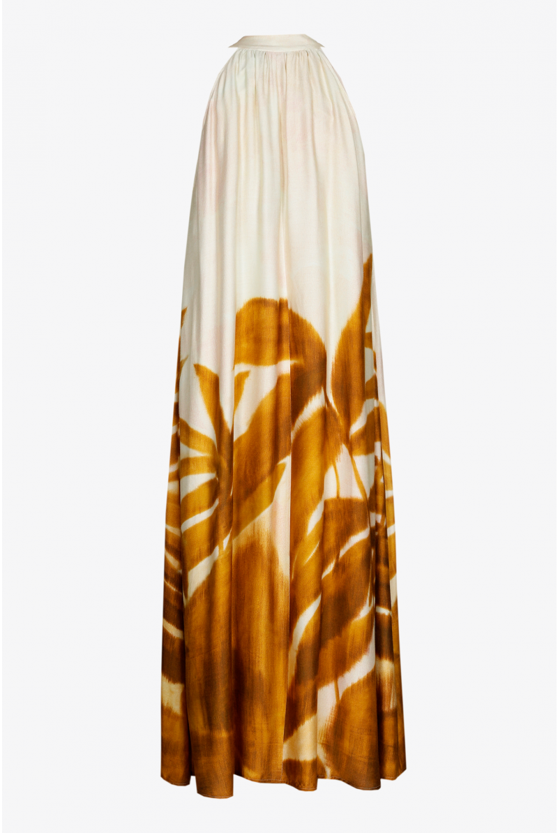 Halterjurk met print