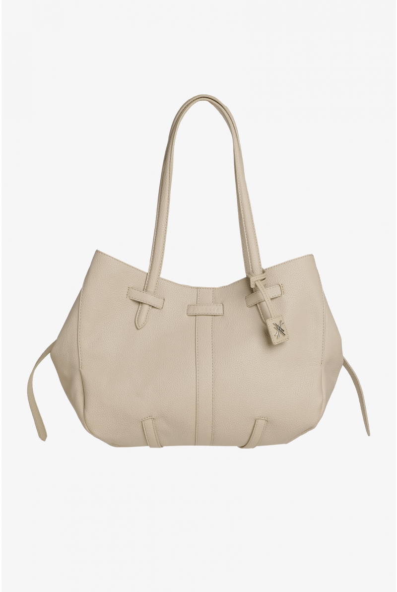 Ruime schoudertas faux leather