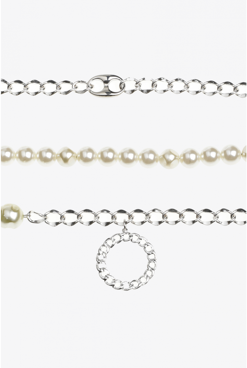 Collier cascade avec perles